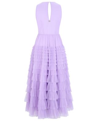 Sleeveless maxi dress with ruffle skirt TWINSET