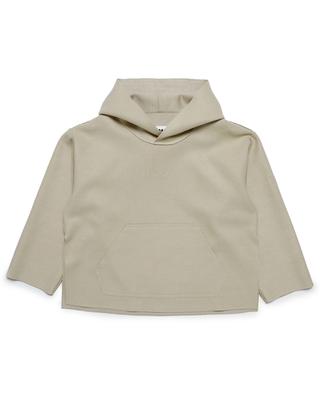 Cropped oversize children's hooded sweatshirt MM6 KIDS