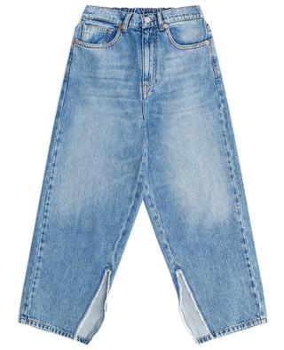 Faded ankle-frayed children's jeans MM6 KIDS
