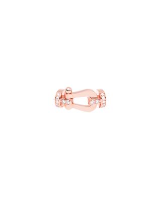 Force 10 LM Half Dia pink gold and diamond buckle FRED PARIS