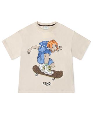 T-shirt garçon Fendi Skateboarder FENDI