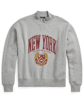 New York mottled mock neck sweatshirt POLO RALPH LAUREN