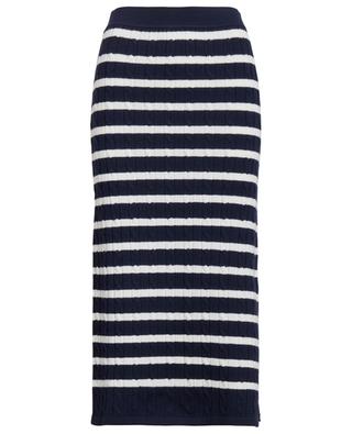 Striped knit midi skirt POLO RALPH LAUREN