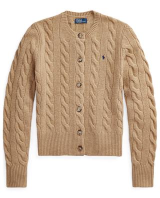 Wool and cashmere cable knit cardigan POLO RALPH LAUREN