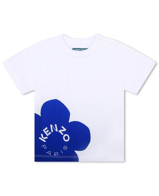 Kurzärmeliges Baby-T-Shirt aus Baumwolle Boke Flower KENZO