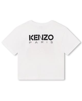 T-shirt à manches courtes en coton fille Ikebana Iconic Boke KENZO