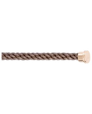 Force10 GM Taupe bracelet cable with gold-tone ends FRED PARIS