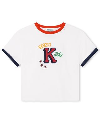 Kenzo Club boys' cotton short-sleeved T-shirt KENZO