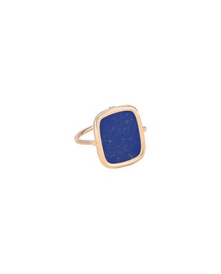 Antique rose gold and lapis lazuli ring GINETTE NY
