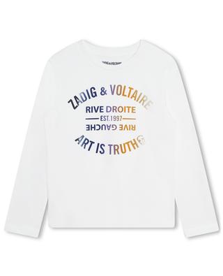 Jungen-Sweatshirt aus Baumwolle Paris Manga ZADIG & VOLTAIRE