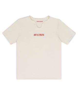 Kurzärmliges Jungen-T-Shirt aus Baumwolle Boston Teams ZADIG & VOLTAIRE