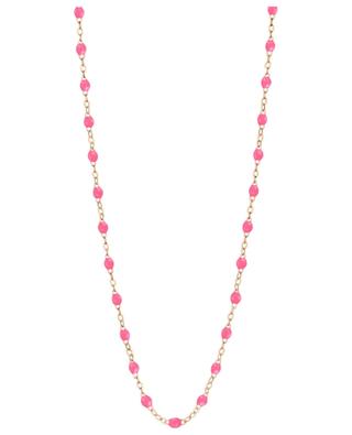 Classique Gigi Rose Fluo pink gold and resin necklace GIGI CLOZEAU