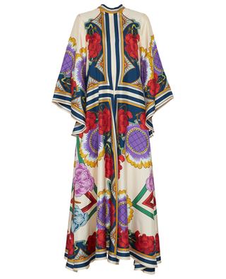 Magnifico Taormina Placée long silk dress LA DOUBLEJ