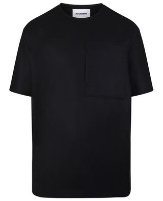 Melton-T-Shirt mit Brusttasche JIL SANDER