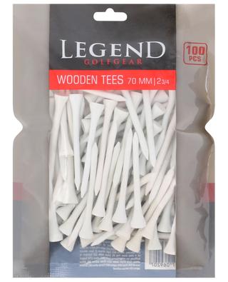 Pack of 100 wooden tees - 70 mm BOSTON GOLF