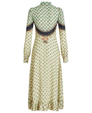 Langes Crepe-Kleid mit Print Floralia ETRO