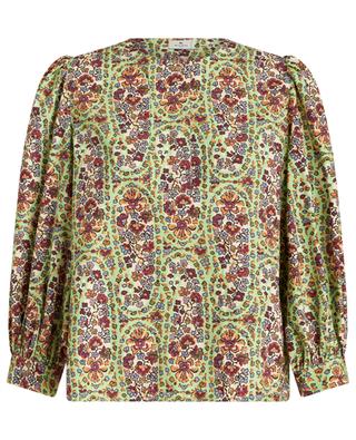 Bluse aus Baumwoll-Twill mit floralem Paisley-Print ETRO