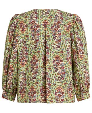 Bluse aus Baumwoll-Twill mit floralem Paisley-Print ETRO