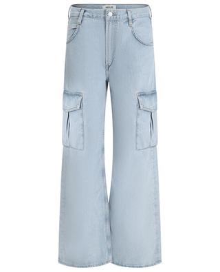 Minka Cargo organic cotton wide-leg cargo jeans AGOLDE