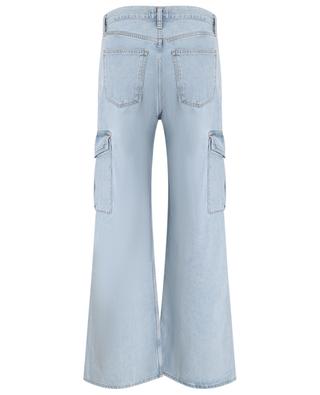 Minka Cargo organic cotton wide-leg cargo jeans AGOLDE