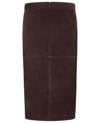 Panelled suede short skirt TOTEME