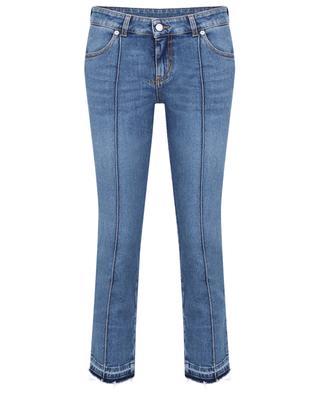 Jean skinny raccourci taille basse Bumster Stone Wash ALEXANDER MC QUEEN