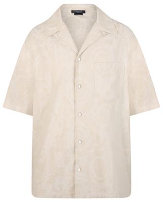 Barocco Silhouette jacquard short-sleeve shirt VERSACE