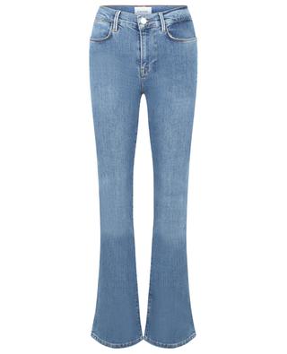 Bootcut-Jeans aus Baumwolle und Modal Le High Flare Mini Slits FRAME
