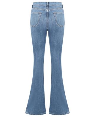 Le High Flare Mini Slits cotton and modal bootcut jeans FRAME