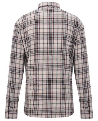Relax Dan checked frayed flannel shirt DSQUARED2