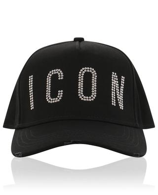 Icon studded gabardine baseball cap DSQUARED2