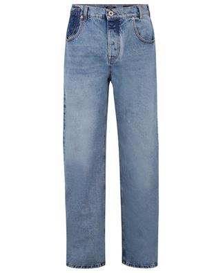 Loose straight-leg jeans with contrasts BALMAIN