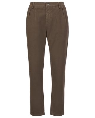 Easy straight-fit moleskin cotton trousers SEASE
