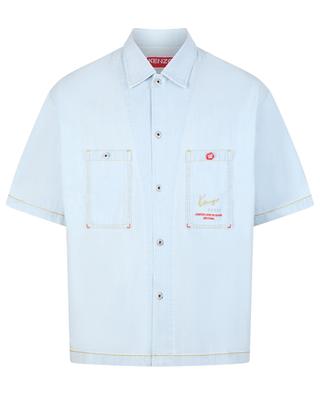 Kurzärmeliges Hemd aus Baumwolle Hawaii KENZO