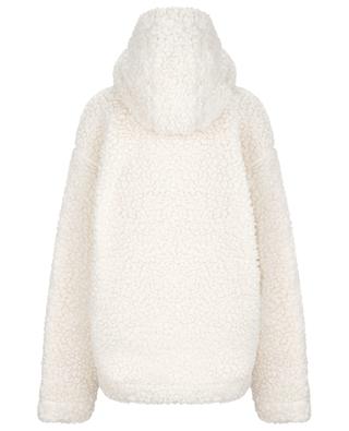 Oversize-Kapuzensweatshirt aus Teddy-Fleece AMI