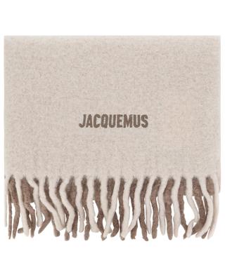 L'écharpe Moisson embroidered colour gradient scarf JACQUEMUS