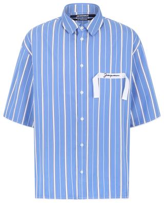 La chemise Cabri striped short-sleeved shirt JACQUEMUS