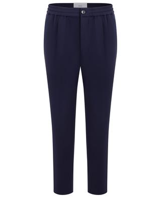 Wool blend trousers with waistband tucks AMI