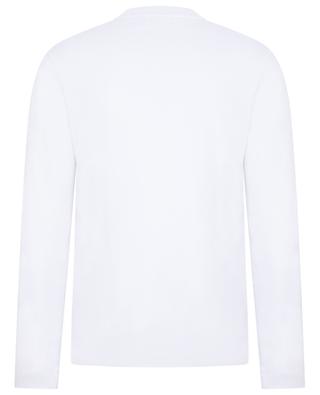 Red Ami de Coeur long-sleeved organic cotton T-shirt AMI