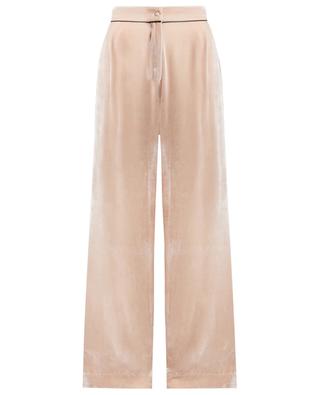 Wide-leg velvet trousers SLEEPING WITH JACQUES