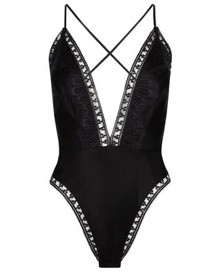 Freya lace adorned low-cut bodysuit SLEEPING WITH JACQUES