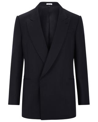 Concealed buttoning double-breasted slim fit blazer ALEXANDER MC QUEEN
