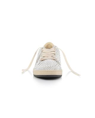 Ball Star low-top crystal clad lace-up sneakers GOLDEN GOOSE