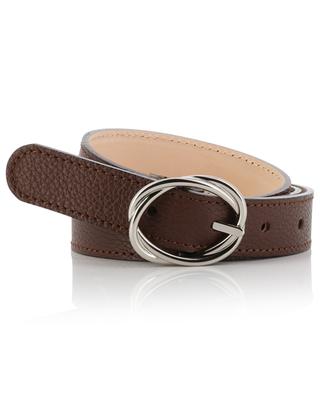 Torsadé calfskin leather belt BERTHILLE MAISON FRANCAISE