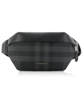 Charcoal Sonny checked belt bag BURBERRY