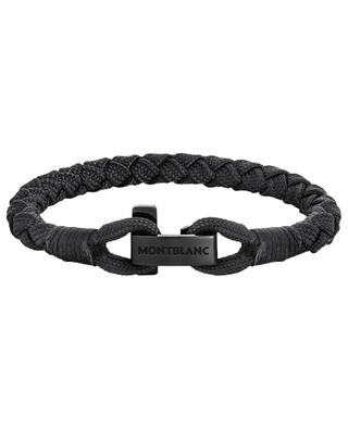 Montblanc T-Hook braided nylon and steel bracelet - Size S MONTBLANC