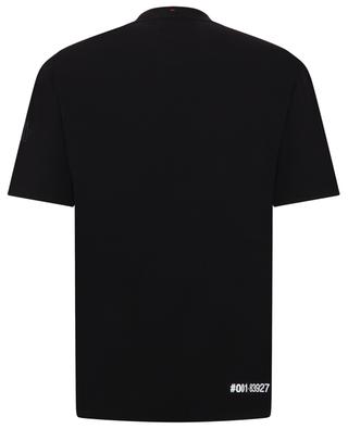 N 45° 10' 00.12'' E 5° 43° 00.12'' printed short-sleeved T-shirt MONCLER GRENOBLE