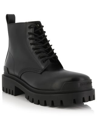 Strike 20 smooth lace-up ankle boots BALENCIAGA
