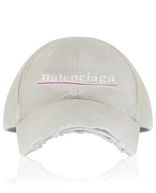 Political Campaign Destroyed distressed baseball cap BALENCIAGA