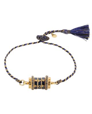 Mot de Passe Jackpot Émail cord bracelet CAROLINE DE BENOIST